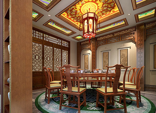 荥阳中式古典风格家居装修设计效果图